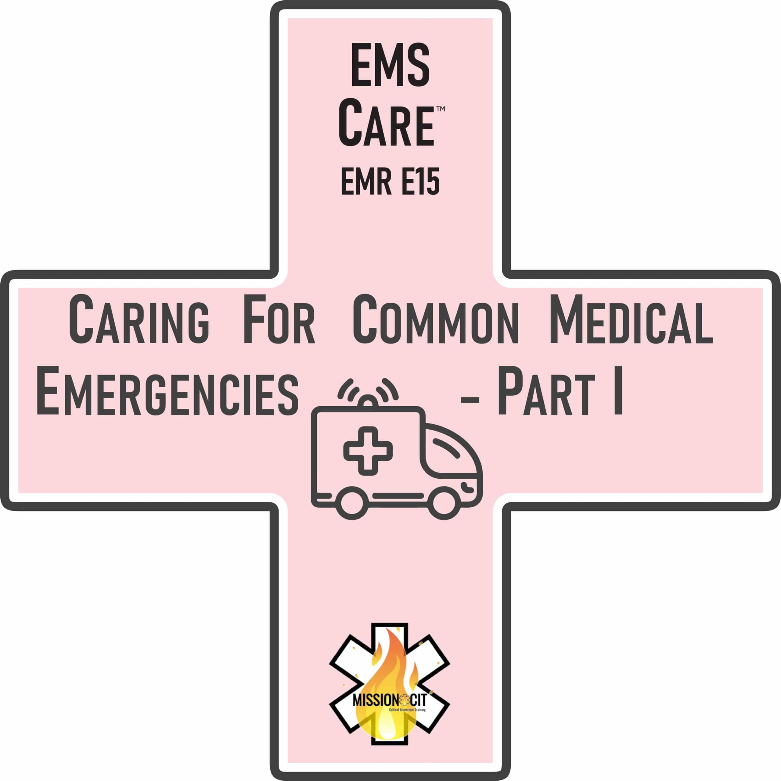EMR Initial | EMS Care Ch EMR- E15 | Caring for Common Medical Emergencies – Part I