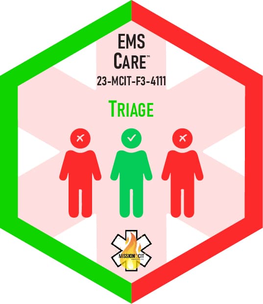 Paramedic Recert EMS Care | 23-MCIT-F3-4111 | TRIAGE
