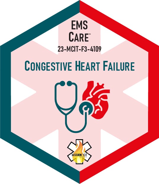 Paramedic Recert EMS Care | 23-MCIT-F3-4109 | Congestive Heart Failure