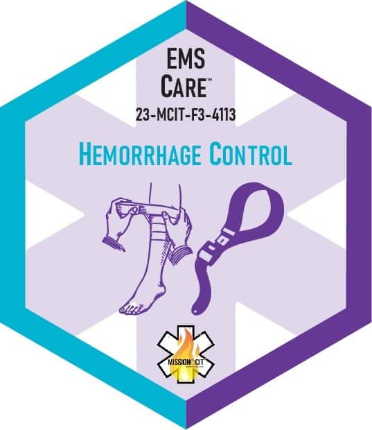 Paramedic Recert EMS Care | 23-MCIT-F3-4113 | Hemorrhage Control