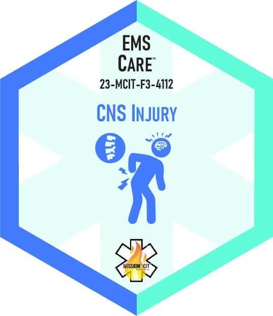 Paramedic Recert EMS Care | 23-MCIT-F3-4112 | CNS Injury