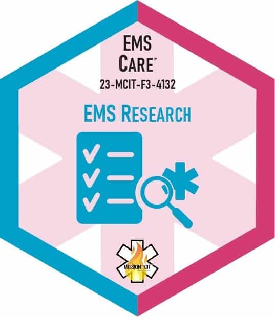Paramedic Recert EMS Care | 23-MCIT-F3-4132 | EMS Research