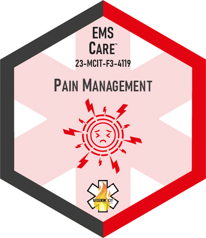 Paramedic Recert EMS Care | 23-MCIT-F3-4119 | Pain Management