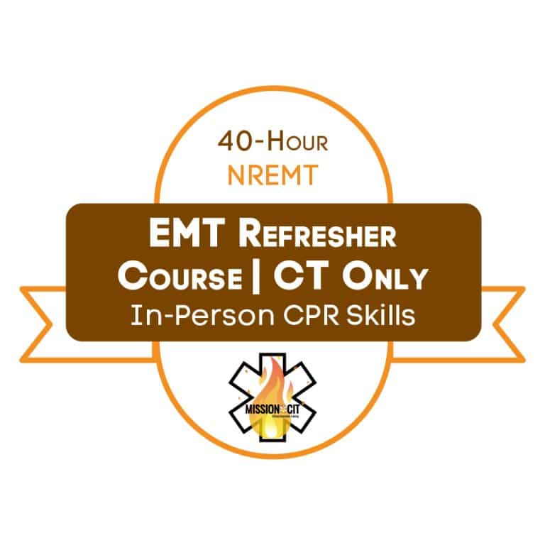 40-Hour Online NREMT Refresher w/CPR | CT Only